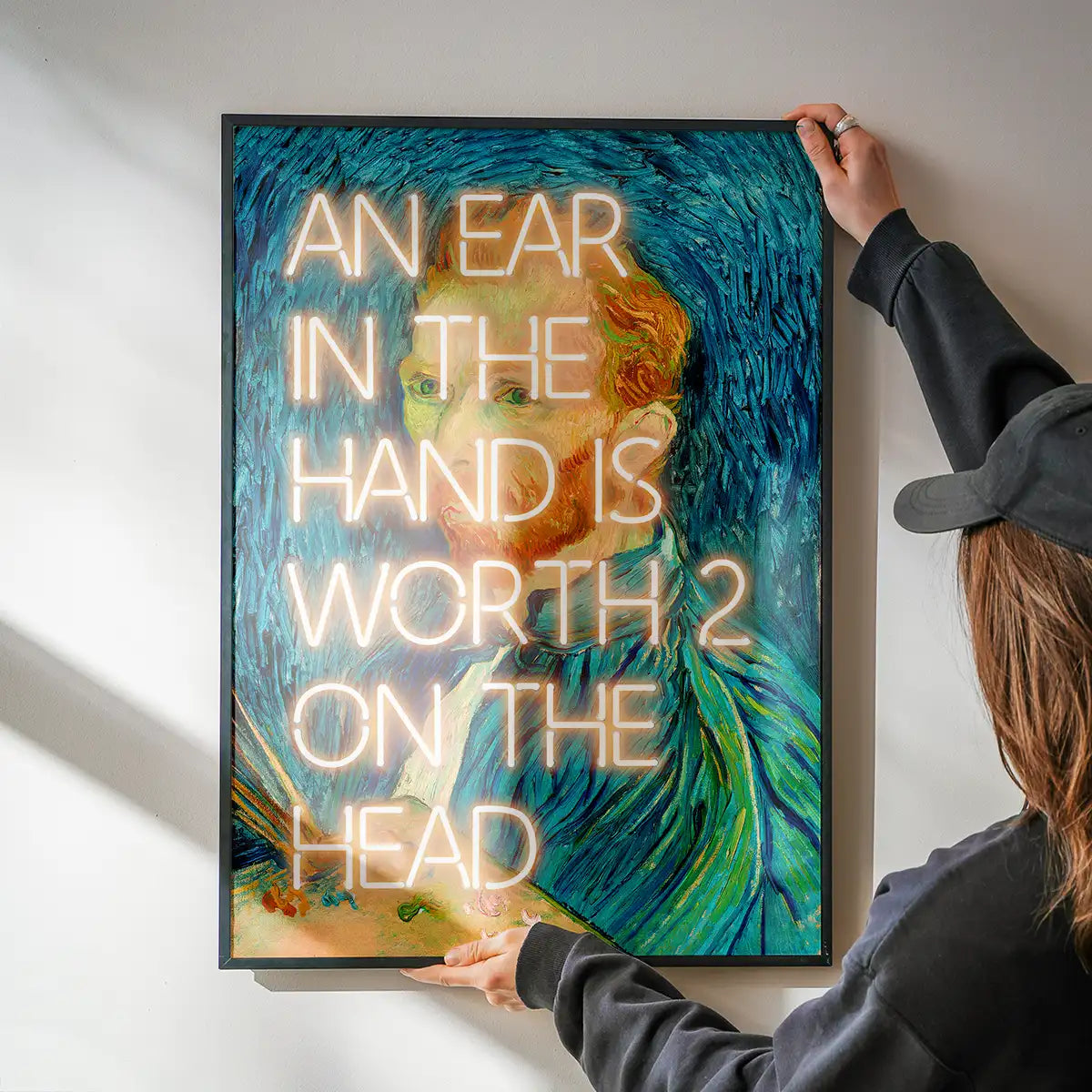An Ear In The Hand Van Gogh Funny Quote Print