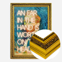An Ear In The Hand Van Gogh Funny Quote Print