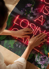 Love is a Losing Game Lyrics Neon Print