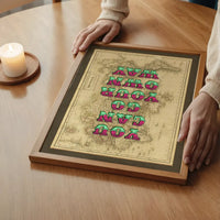 You Can Go Your Own Way Map Print