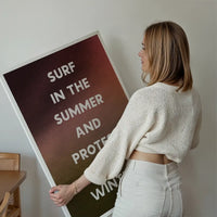 Surf In The Summer Protest All Winter Pearl Jam Live Lyrics Print