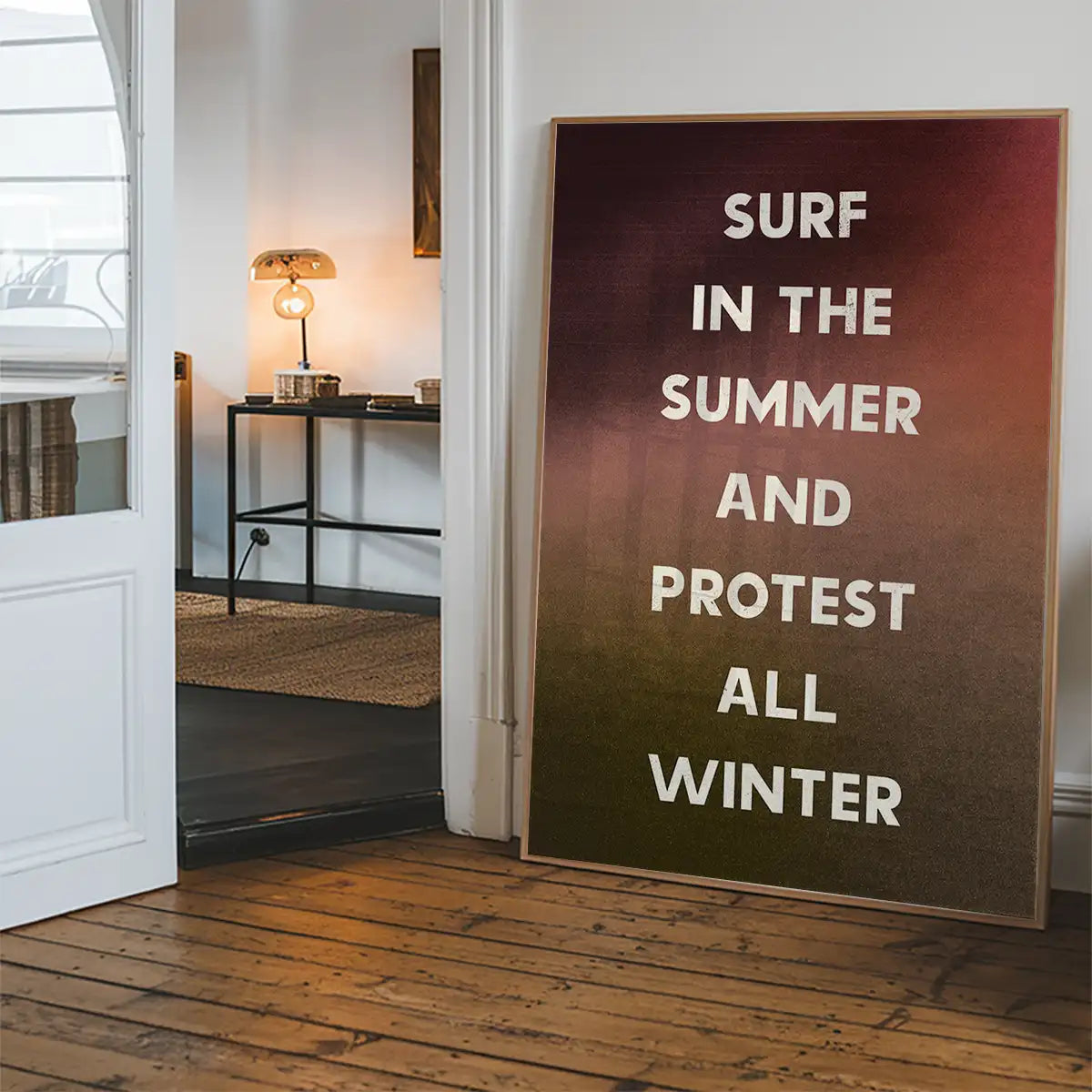 Surf In The Summer Protest All Winter Pearl Jam Live Lyrics Print
