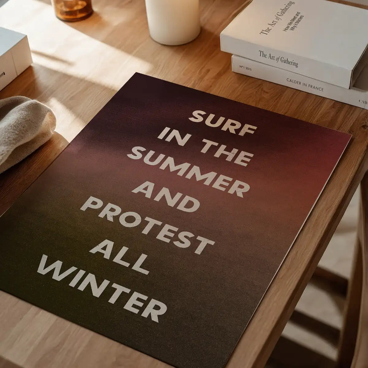 Surf In The Summer Protest All Winter Pearl Jam Live Lyrics Print