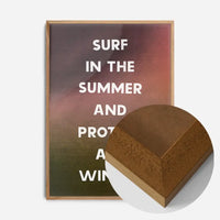 Surf In The Summer Protest All Winter Pearl Jam Live Lyrics Print