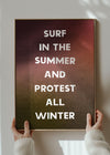 Surf In The Summer Protest All Winter Pearl Jam Live Lyrics Print