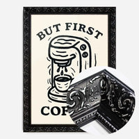 But First Coffee Quote Print