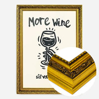 More Wine s'il vous plaît Quote Print
