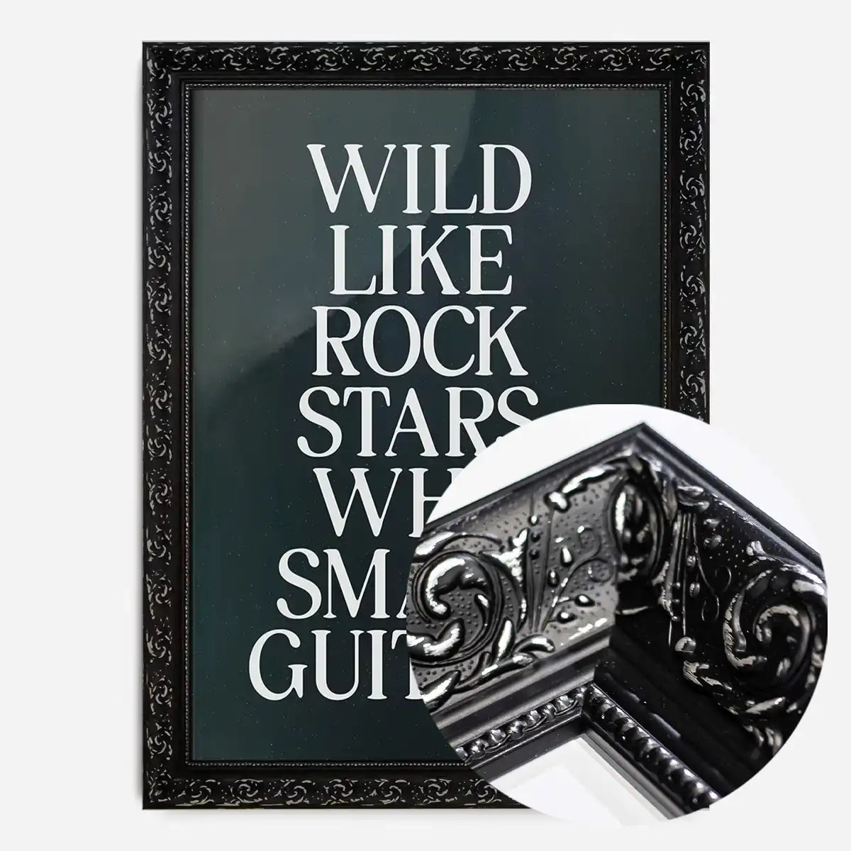 Wild Like Rock Stars Quote Print