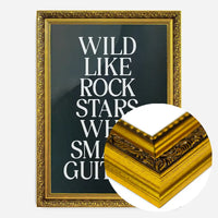 Wild Like Rock Stars Quote Print