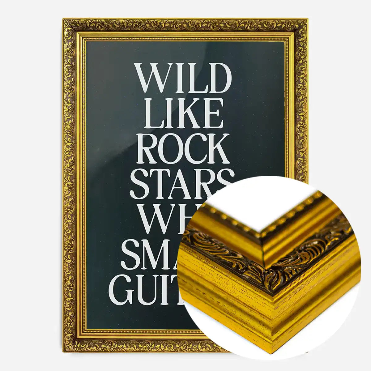 Wild Like Rock Stars Quote Print
