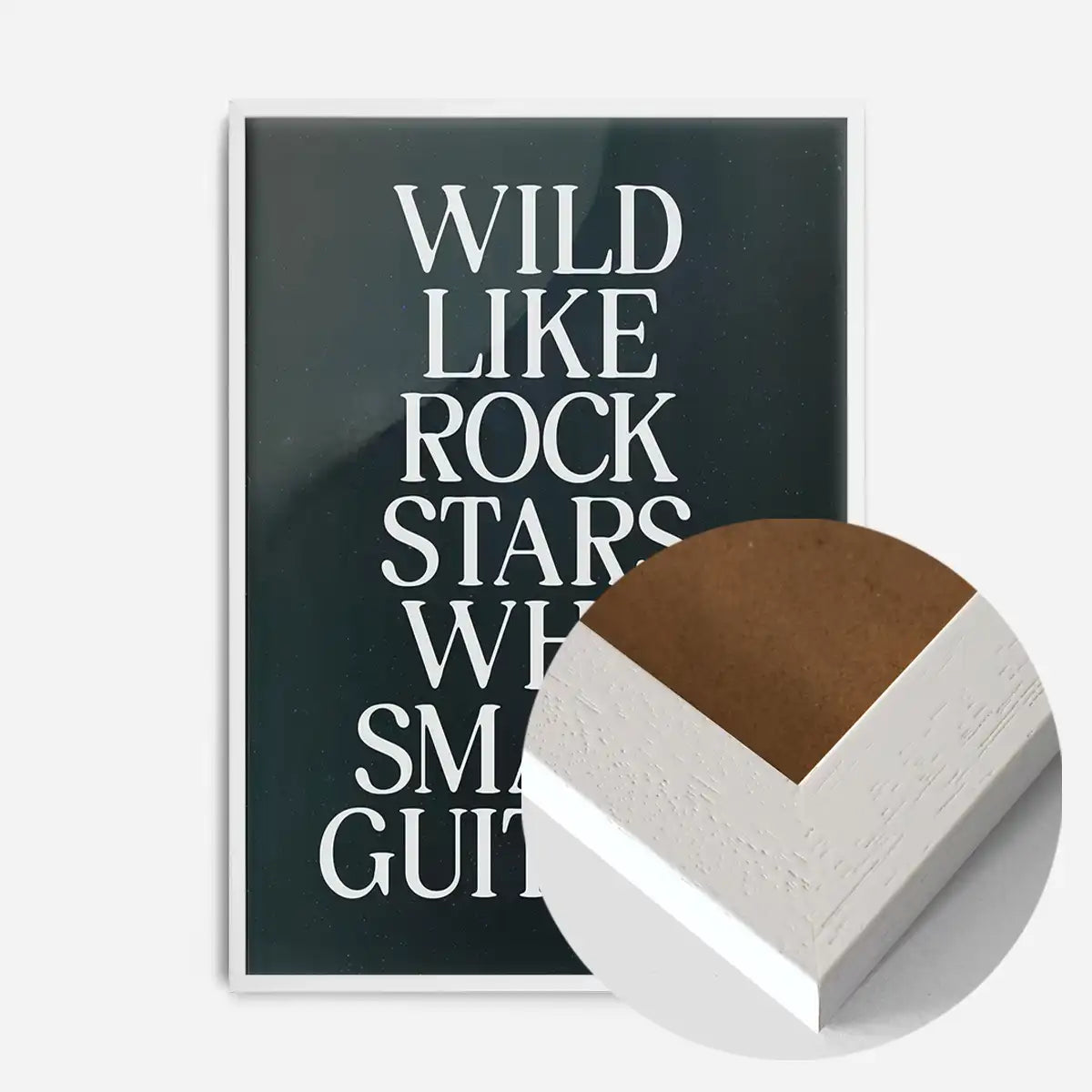 Wild Like Rock Stars Quote Print