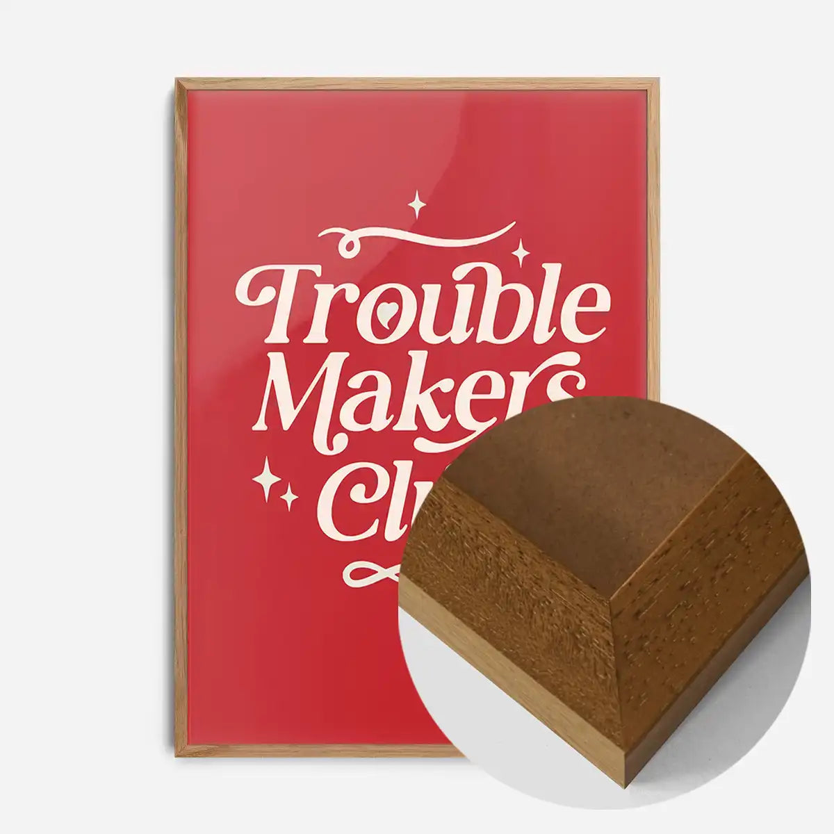 Trouble Makers Club Quote Print