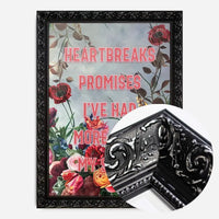 Heartbreak Promises Lyrics Quote Print
