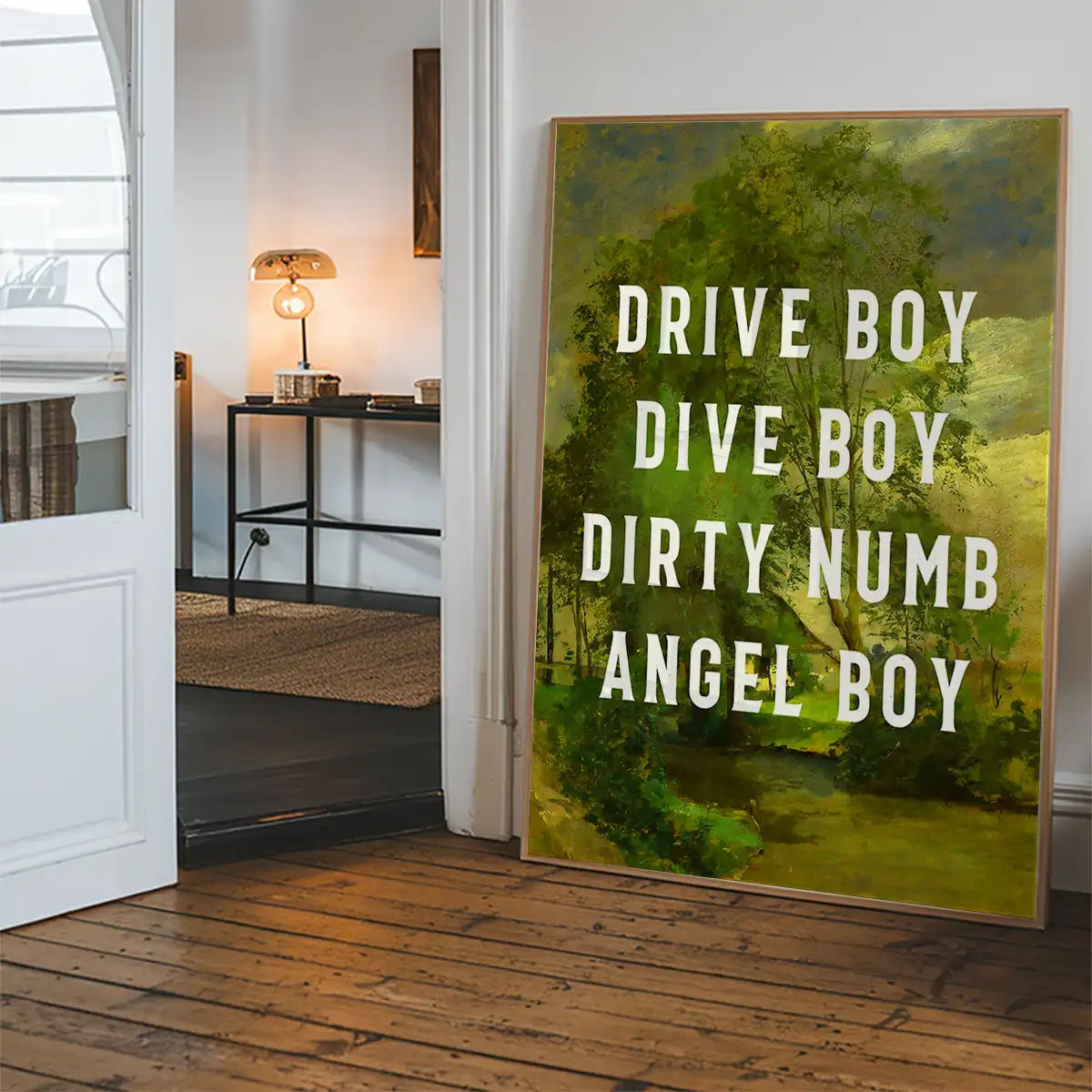 Drive Boy Dive Boy Born Slippy Quote Print