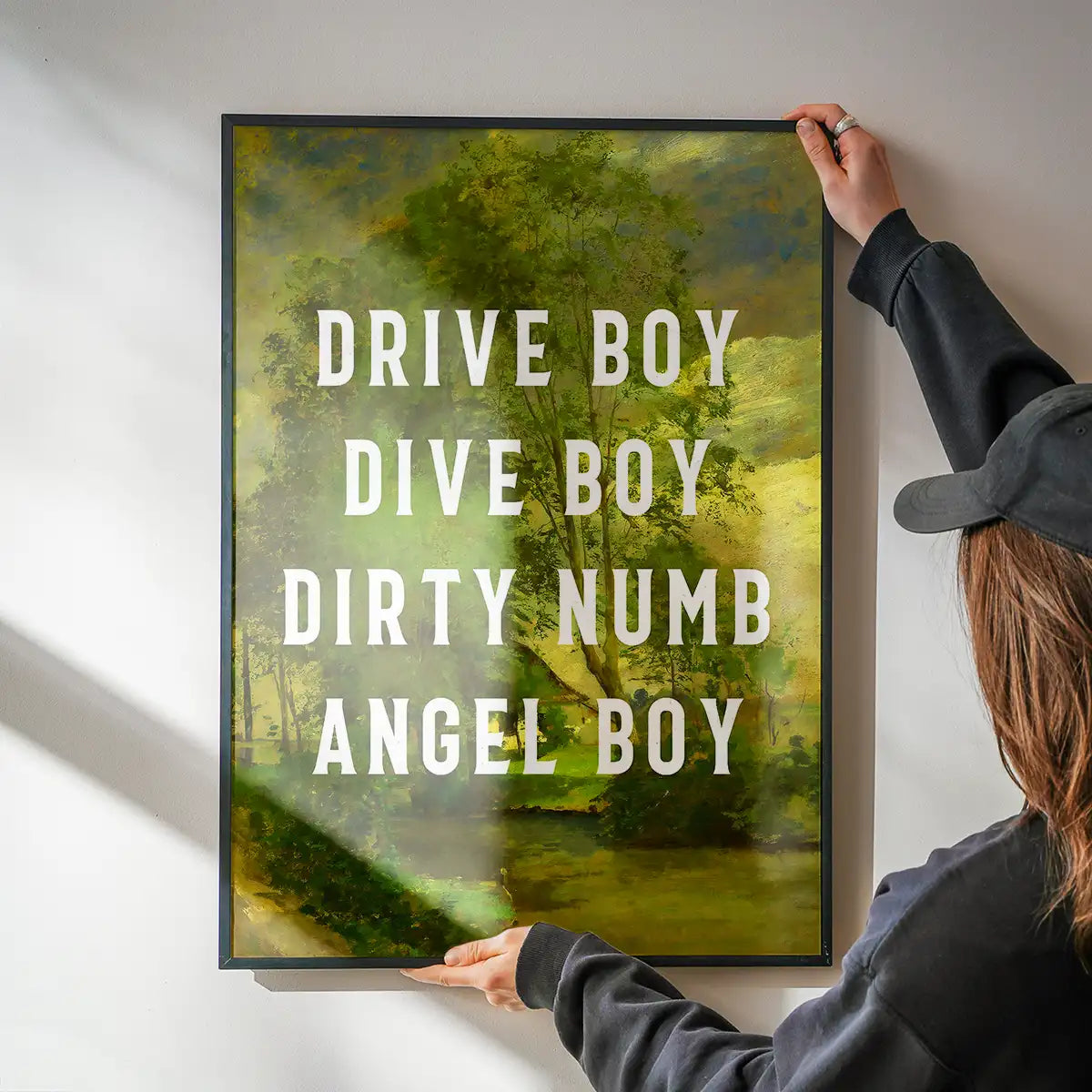 Drive Boy Dive Boy Born Slippy Quote Print
