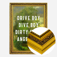 Drive Boy Dive Boy Born Slippy Quote Print