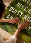 Drive Boy Dive Boy Born Slippy Quote Print