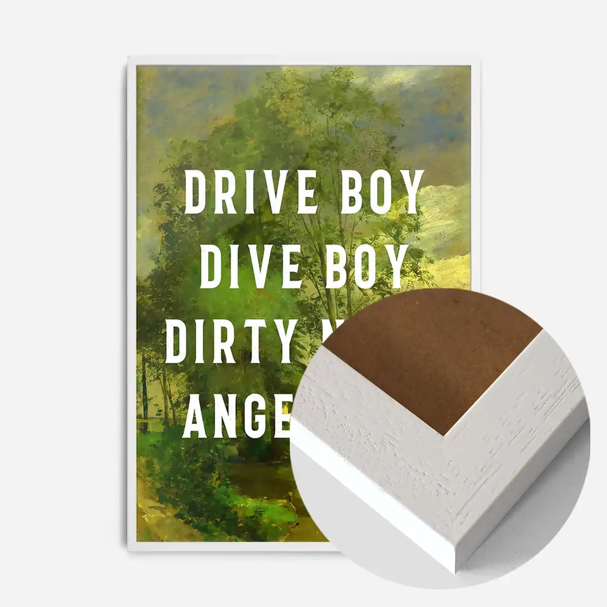 Drive Boy Dive Boy Born Slippy Quote Print