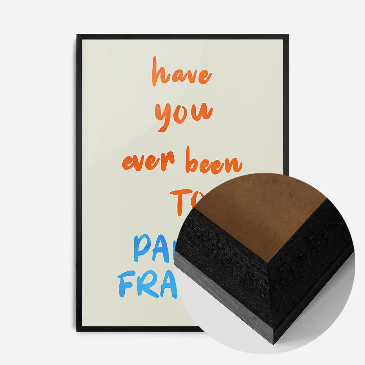 Paris France Quote Print