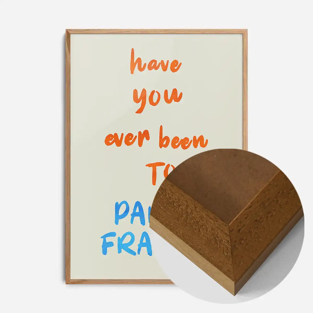 Paris France Quote Print