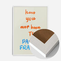 Paris France Quote Print