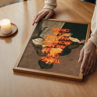 Circus Monkeys Quote Print
