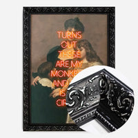 Circus Monkeys Quote Print