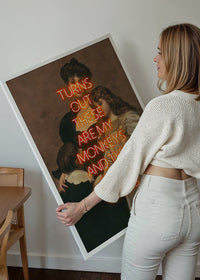 Circus Monkeys Quote Print