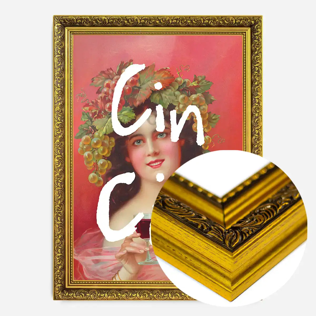 Cin Cin Quote Painting Print