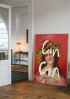 Cin Cin Quote Painting Print
