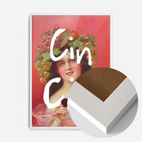 Cin Cin Quote Painting Print