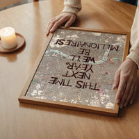 This Time Next Year Millionaires Only Fools TV Quote Print