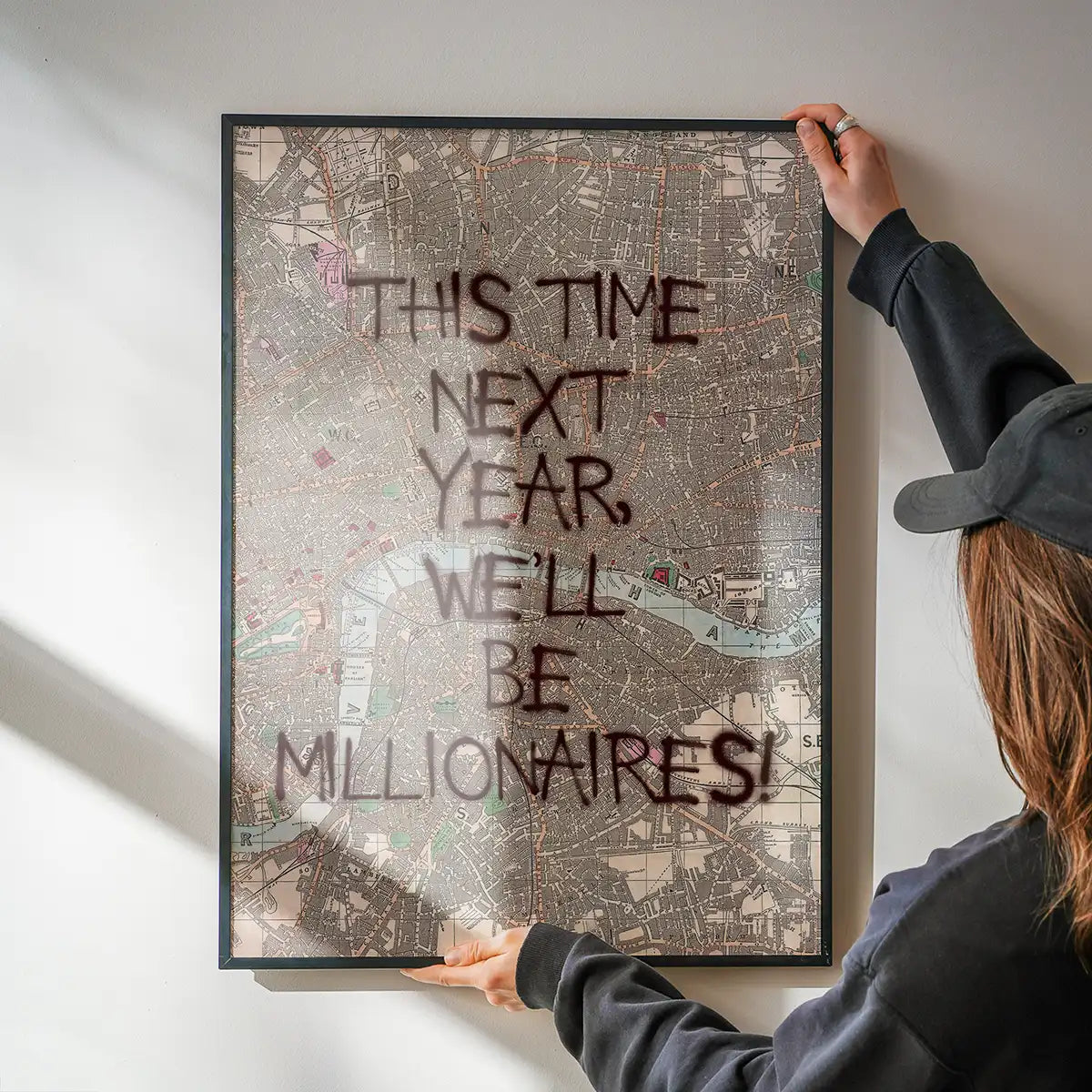 This Time Next Year Millionaires Only Fools TV Quote Print