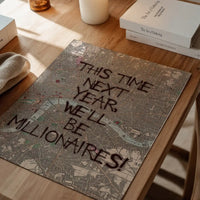 This Time Next Year Millionaires Only Fools TV Quote Print