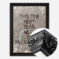 This Time Next Year Millionaires Only Fools TV Quote Print