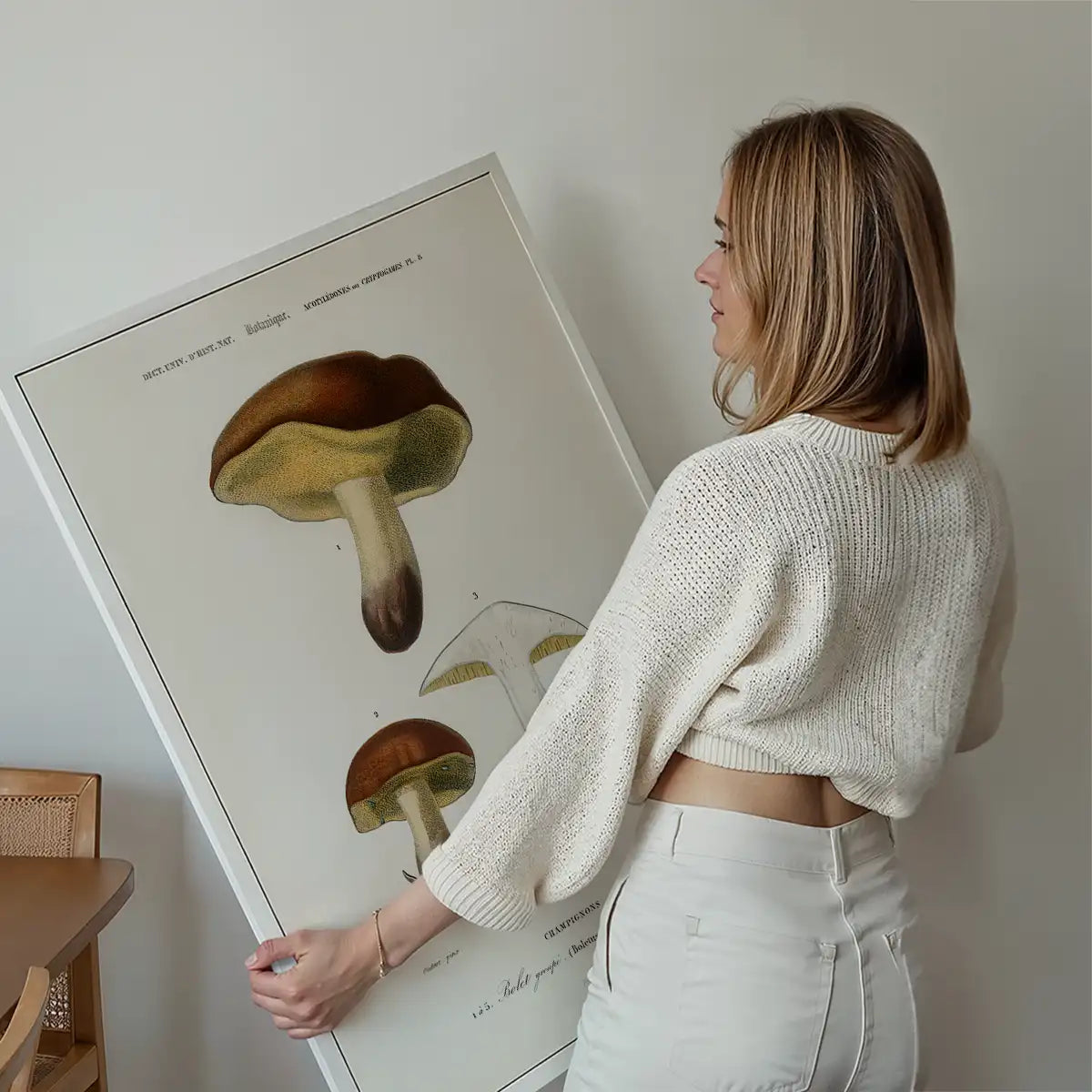 Vintage Champignons Botanique Print