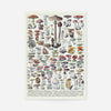 Vintage Mushrooms Chart Poster 1