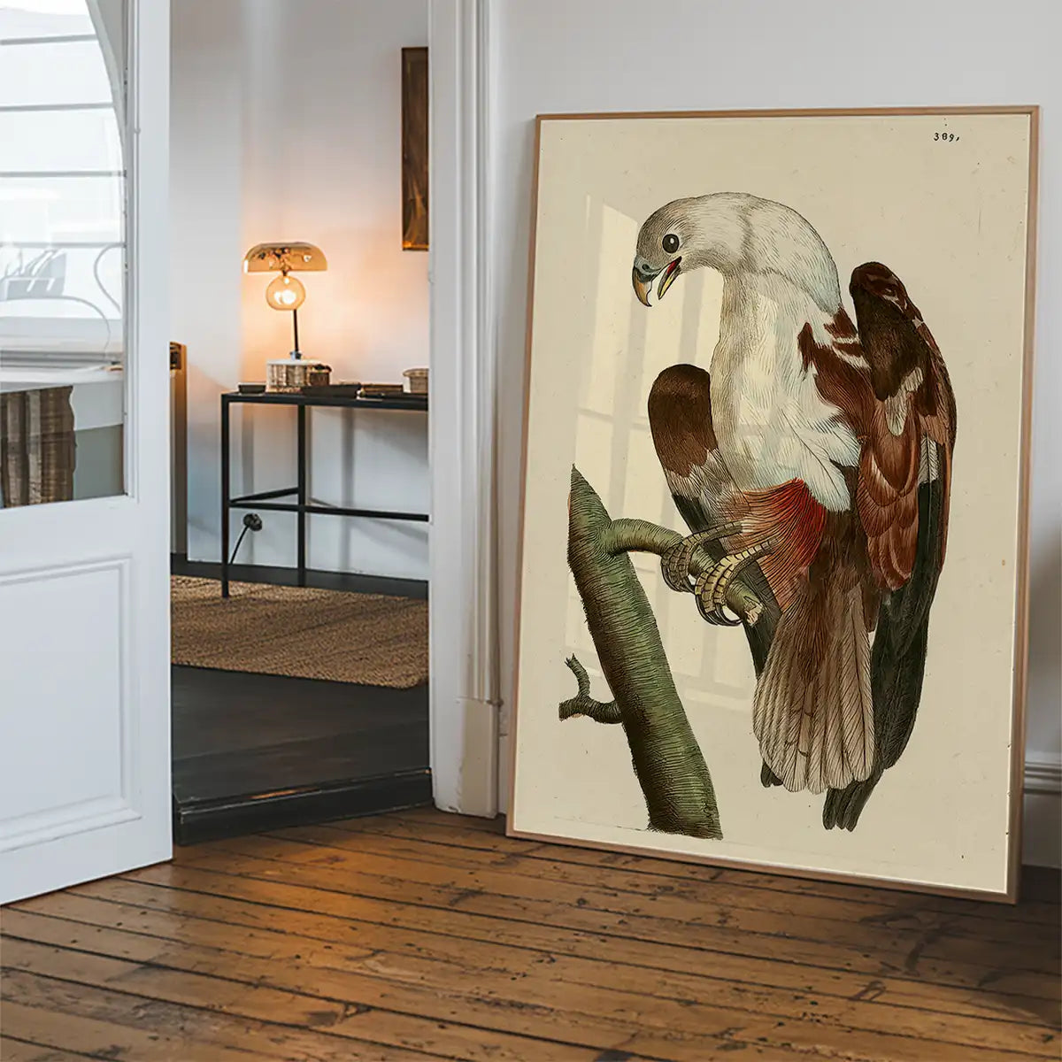 Vintage Pondicherry Eagle Bird Print