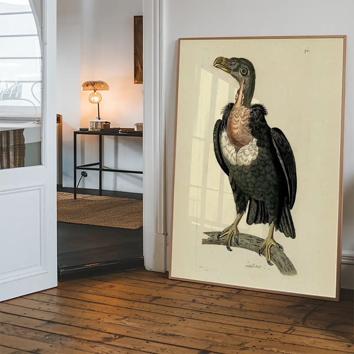 Vintage Alpine Vulture Print