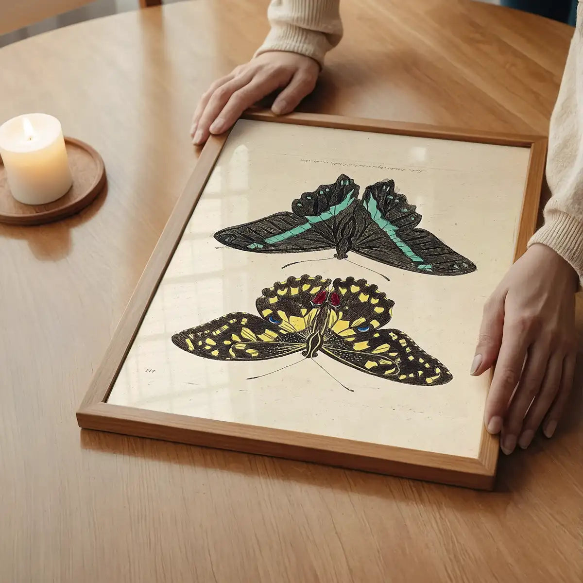 Vintage Butterflies Print