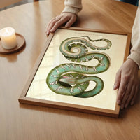 Vintage Canine Boa Snake Print