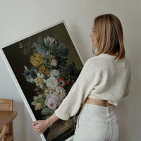 Flowers by Eelke Jelles Eelkema Still Life Painting