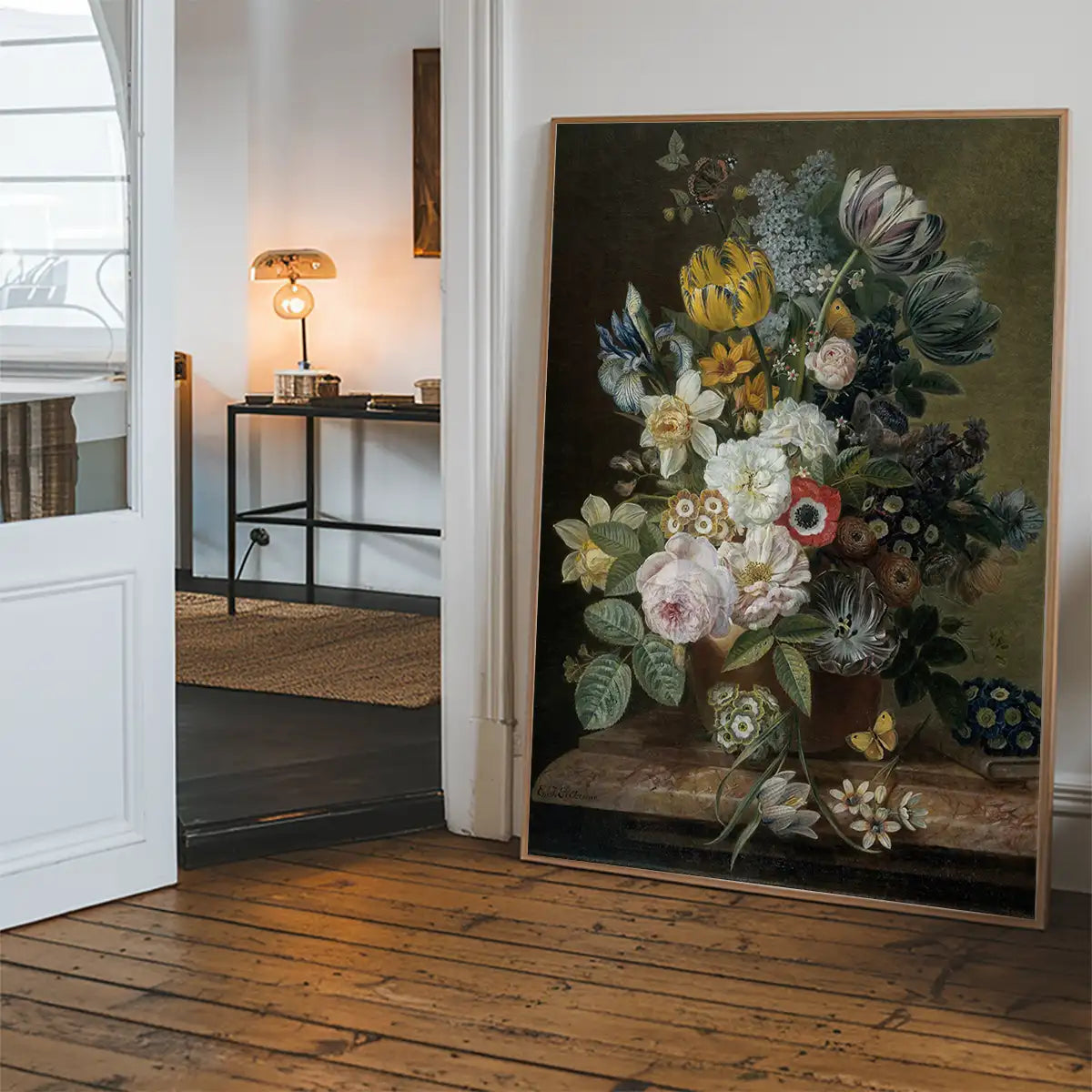 Flowers by Eelke Jelles Eelkema Still Life Painting