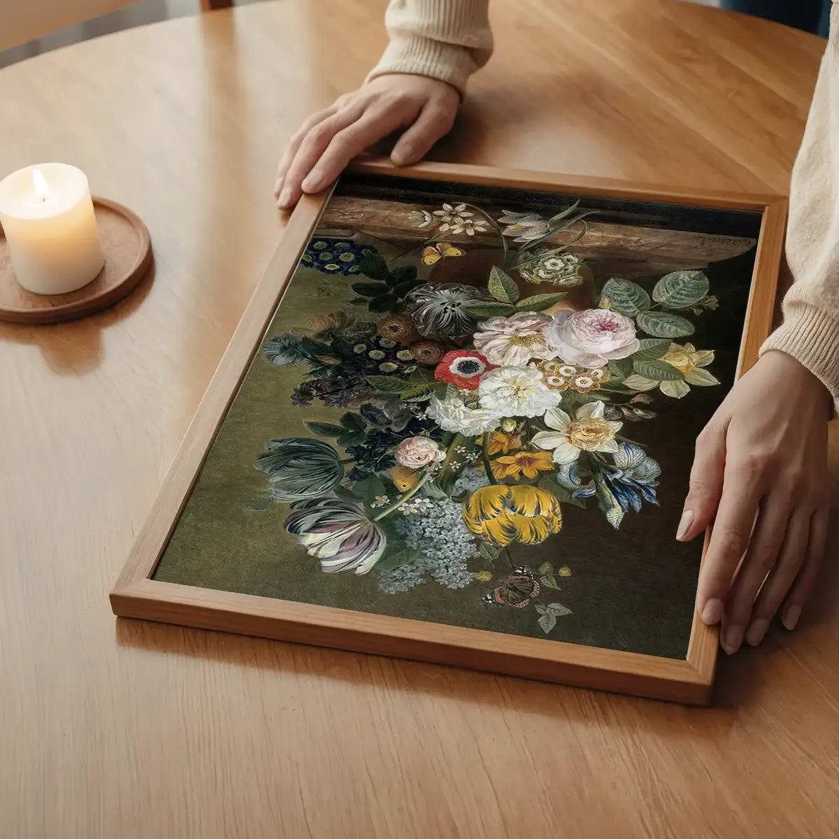 Flowers by Eelke Jelles Eelkema Still Life Painting