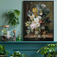 Flowers by Eelke Jelles Eelkema Still Life Painting