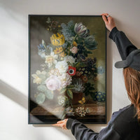 Flowers by Eelke Jelles Eelkema Still Life Painting