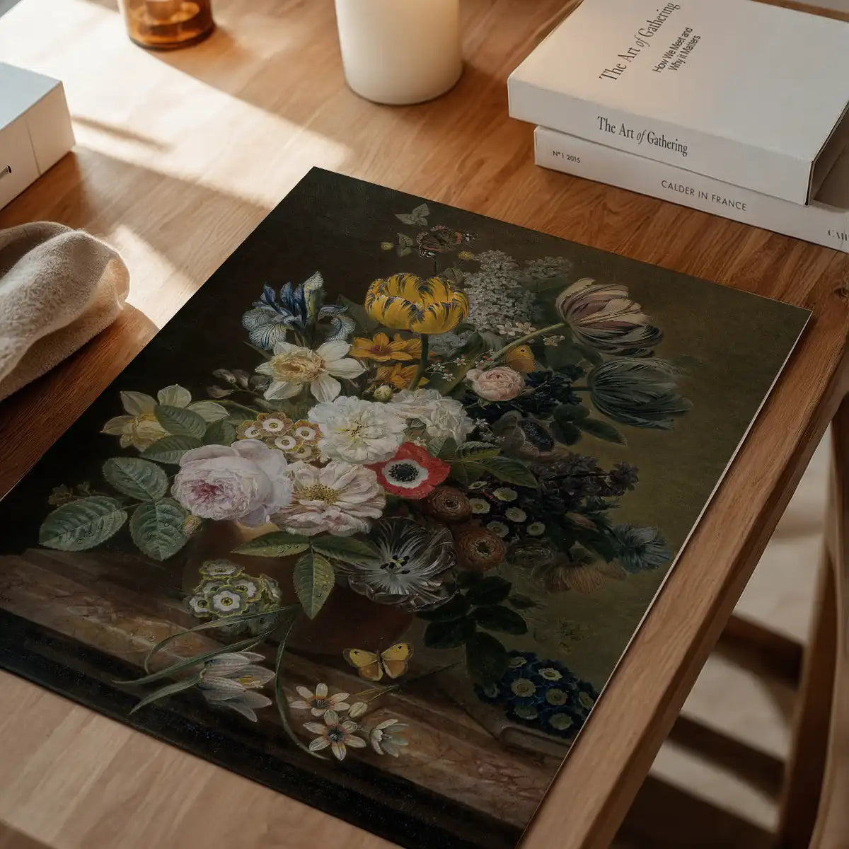 Flowers by Eelke Jelles Eelkema Still Life Painting