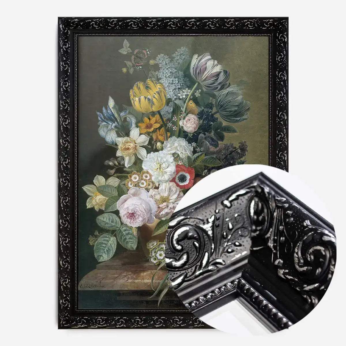 Flowers by Eelke Jelles Eelkema Still Life Painting