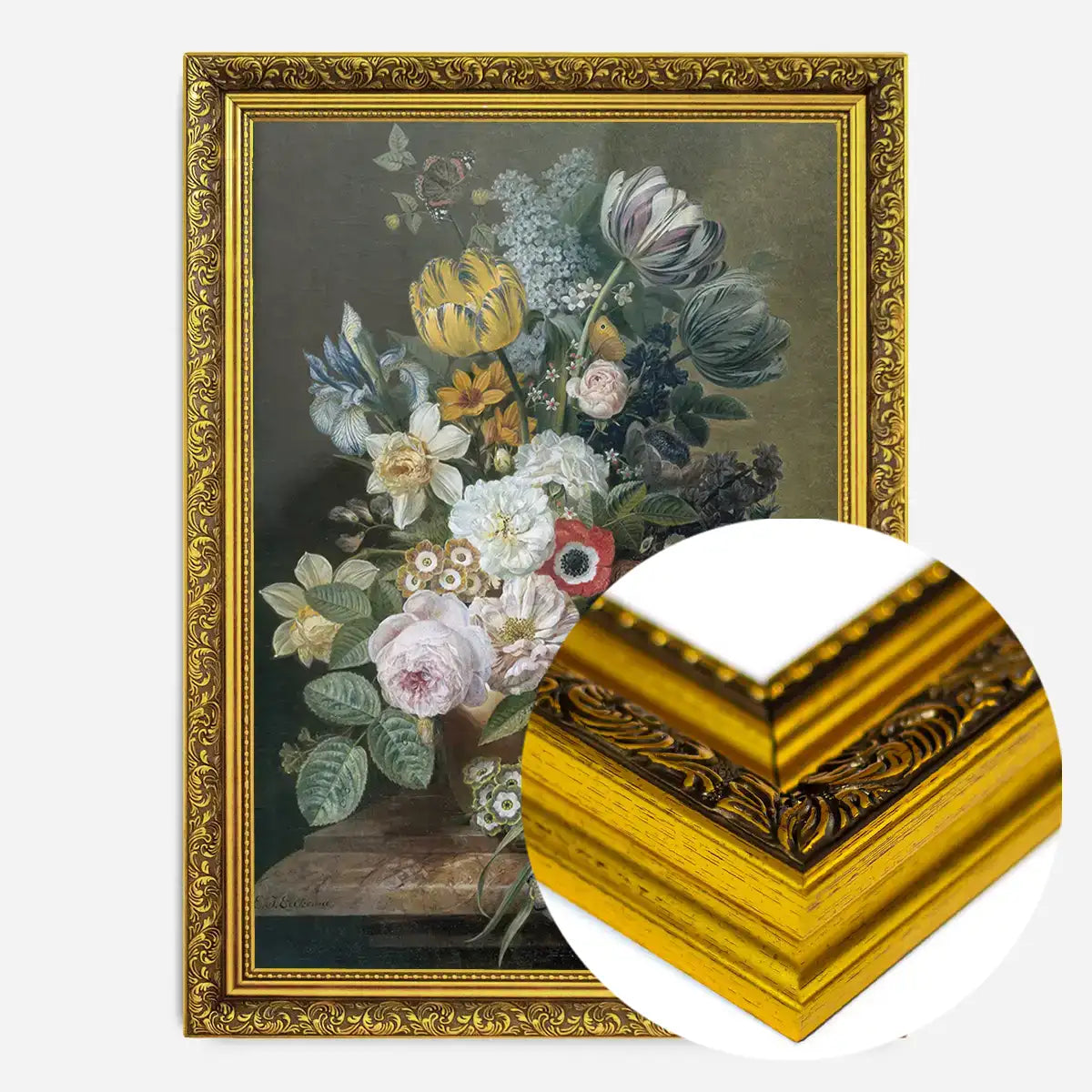 Flowers by Eelke Jelles Eelkema Still Life Painting