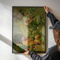 Fruit & Flowers by Albertus Jonas Brandt Still Life Painting